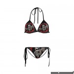 Women Bathing Swimsuit Skull Custom Bikini Set Beachwear  B01DBI0QF6